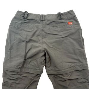 The North Face Convertible Hiking Cargo Pants Womens 10 Gray Zip Off Shorts